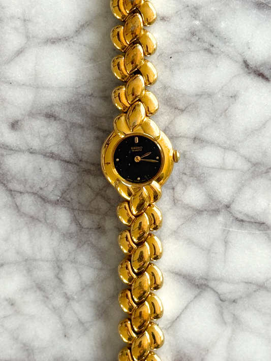 Vintage 1980's Braided Seiko Watch