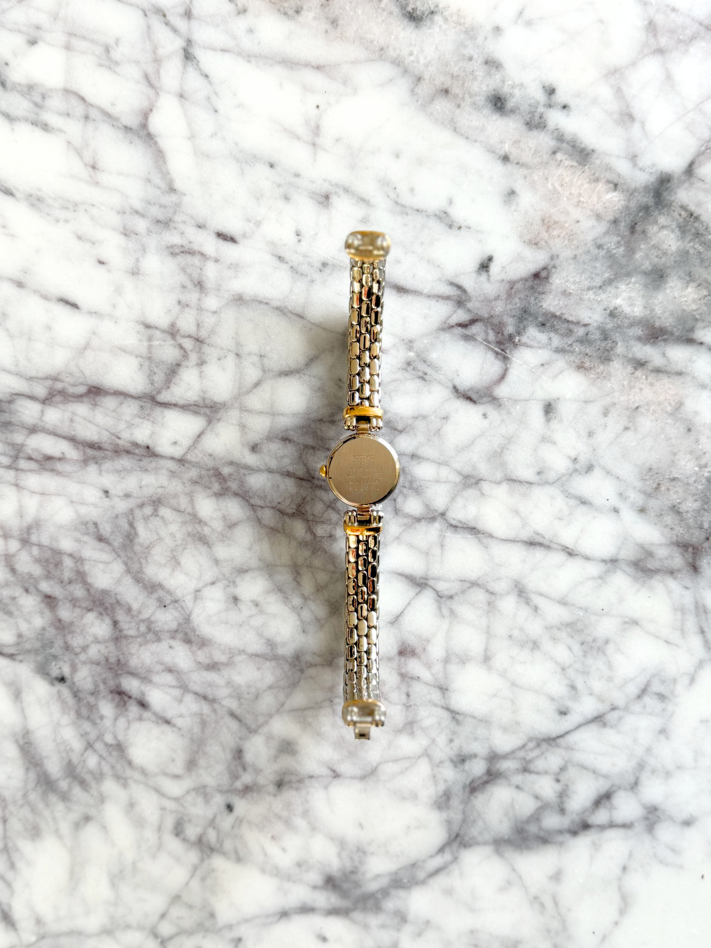 Vintage Seiko Mixed Metal Banded Watch