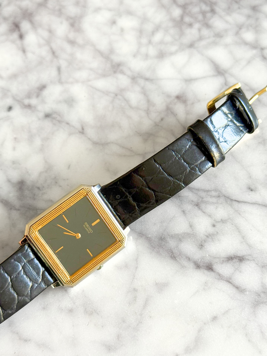 Vintage Seiko Square Stepped Tank