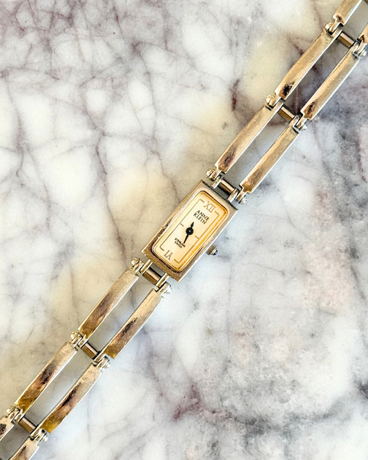 Silver Ladder Band Watch