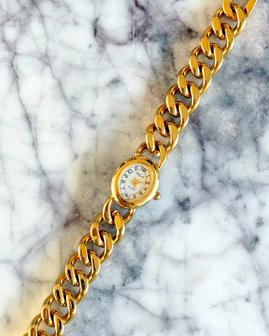 Vintage Gold Chain Watch