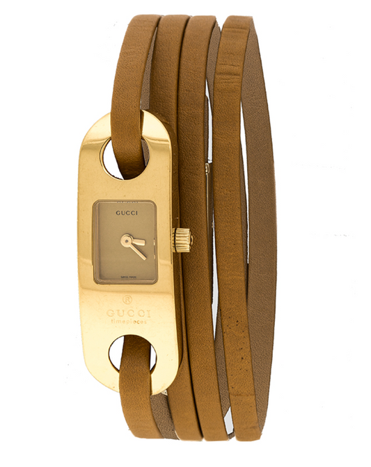 Vintage Gucci 6100L Ellipse Tank Watch