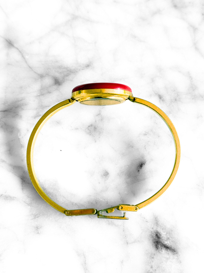 Vintage Gucci Full Interchangeable Bezel Watch Set | Classic Gold Bangle