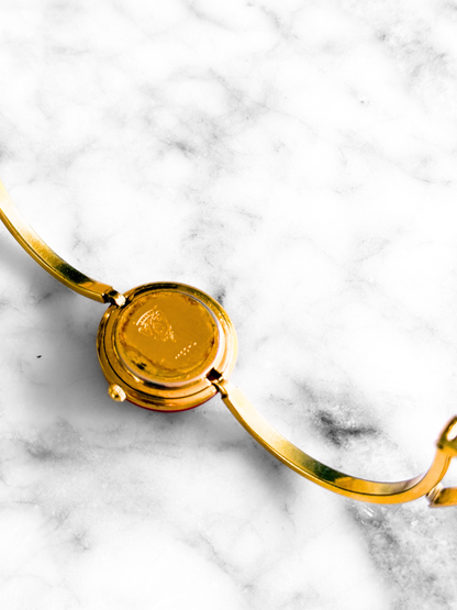 Vintage Gucci Full Interchangeable Bezel Watch Set | Classic Gold Bangle