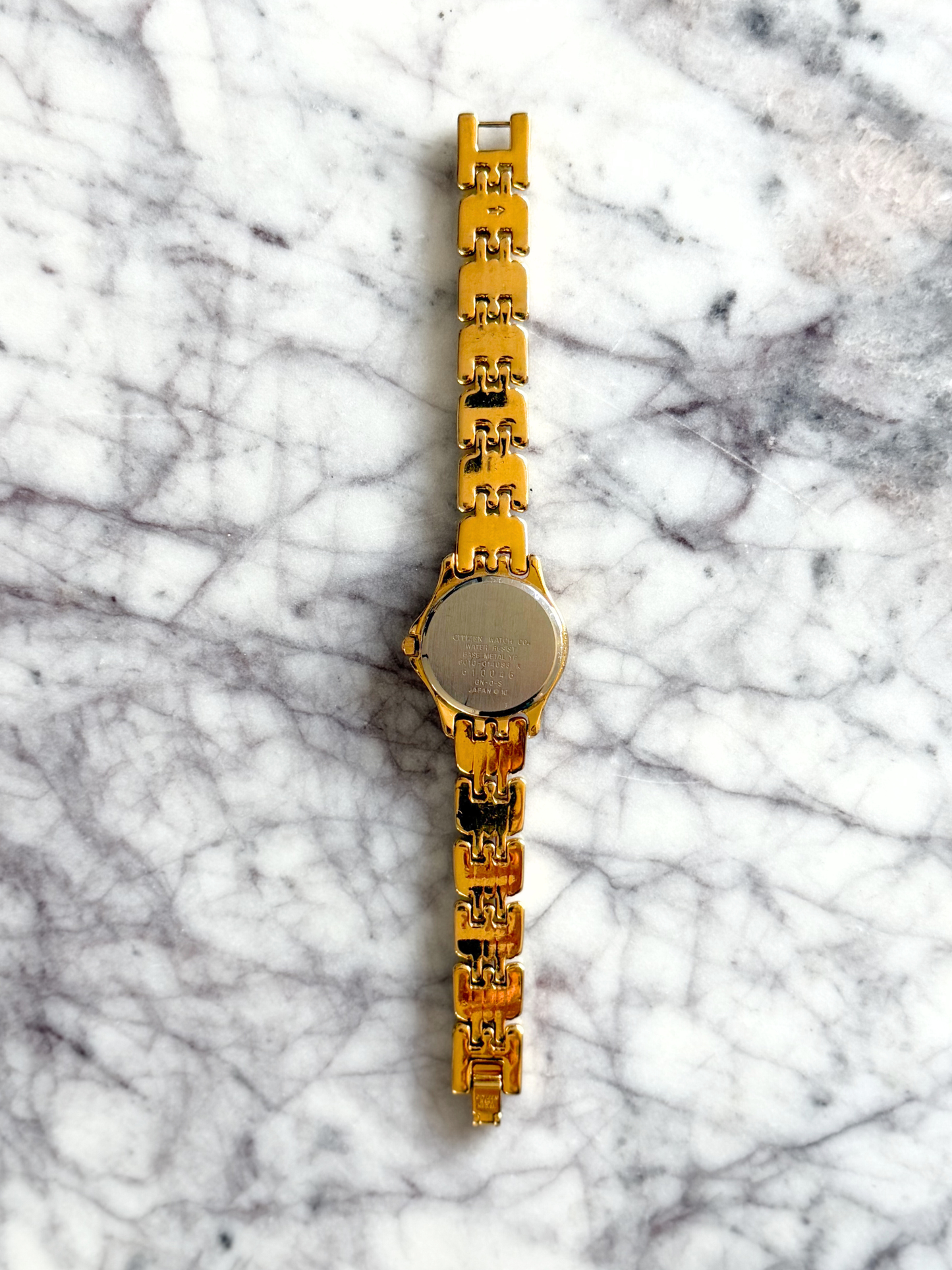 Vintage Citizen Fluted Bezel Watch with Abalone Dial