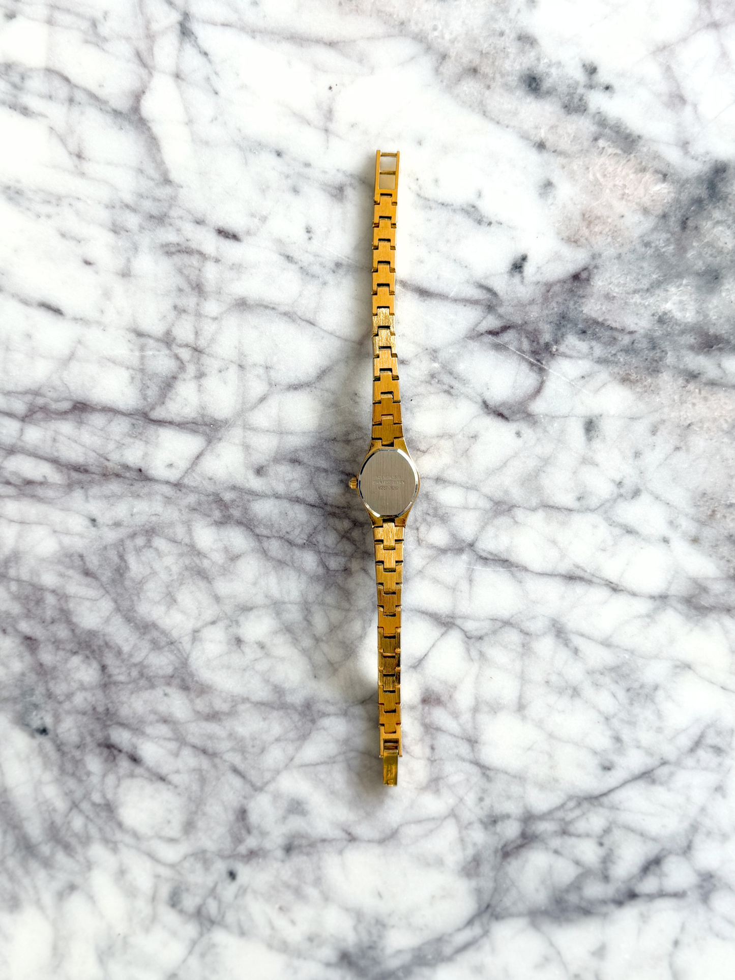 Gold Linear Dainty Watch