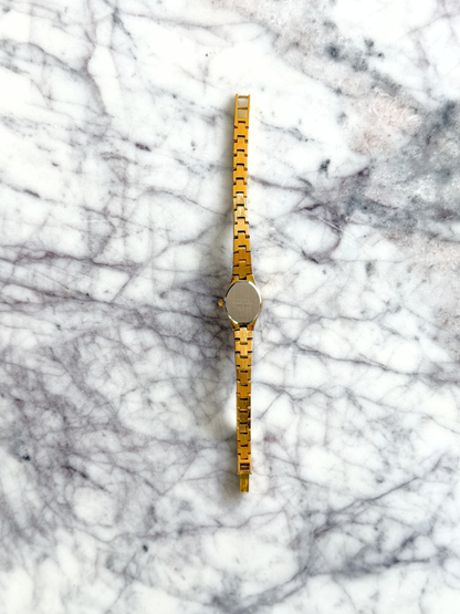 Gold Linear Dainty Watch