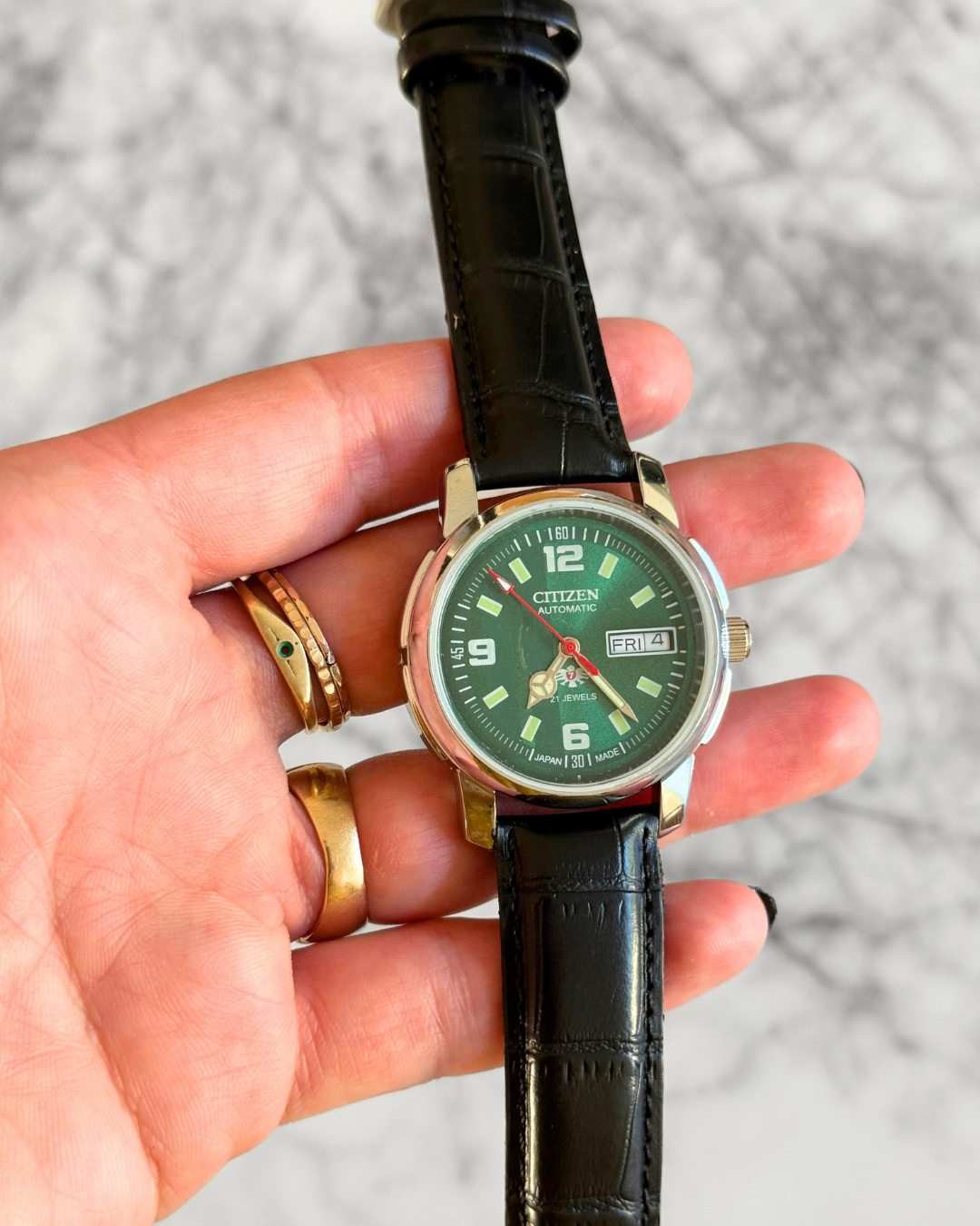 Vintage Patterned Dial Citizen