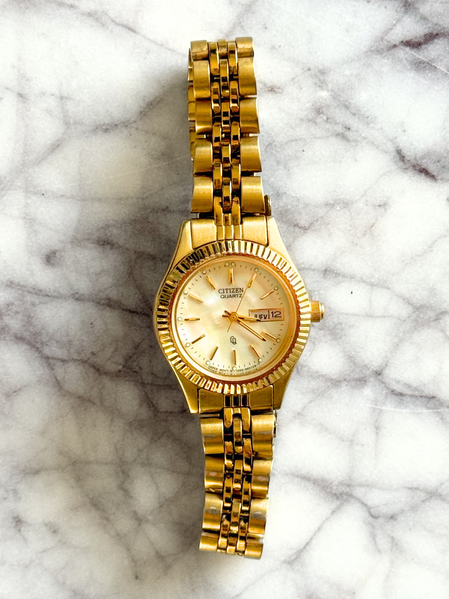 Vintage Menswear Abalone Dial Watch