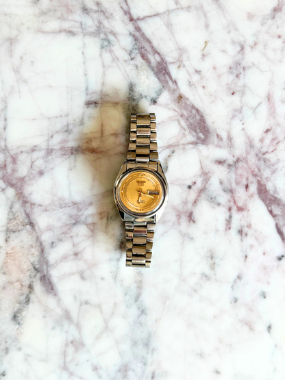 Vintage 1970's Gold Seiko 5