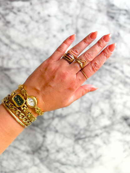 Vintage Linear Knot Band Watch