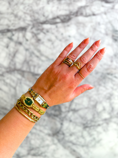 Vintage Dainty Nugget Watch