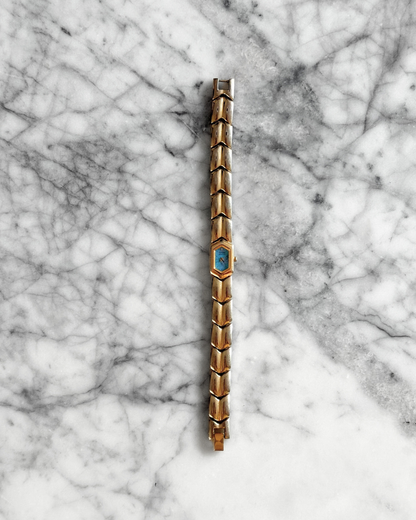 Iridescent Blue Abalone Watch