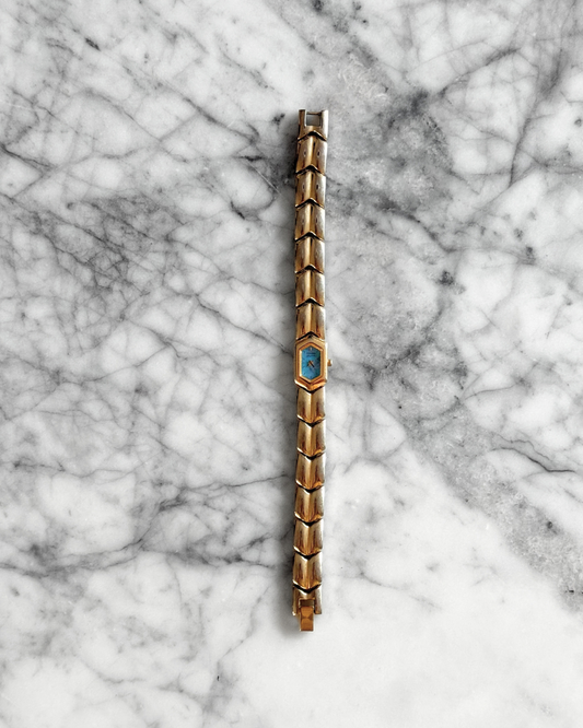 Iridescent Blue Abalone Watch