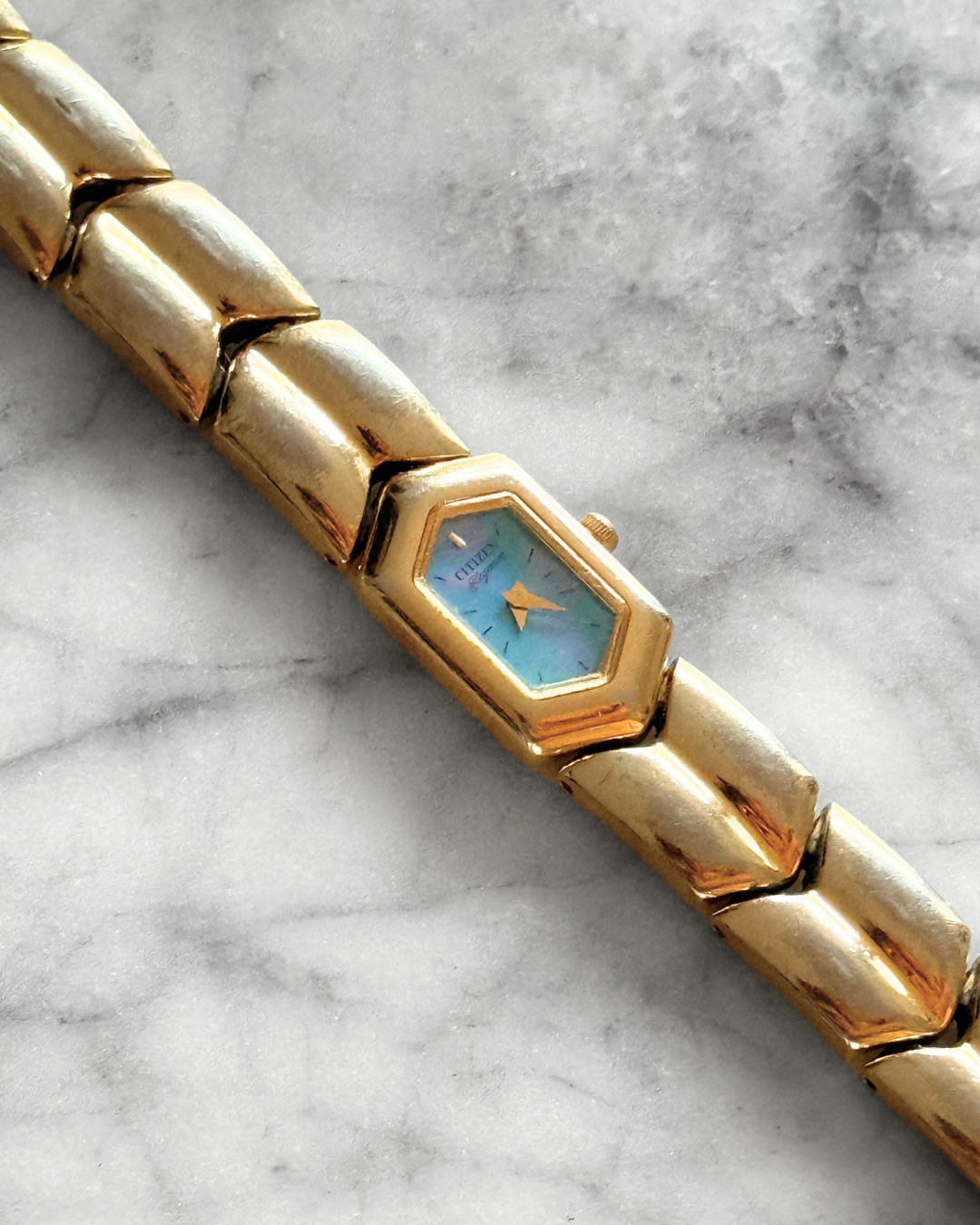 Iridescent Blue Abalone Watch