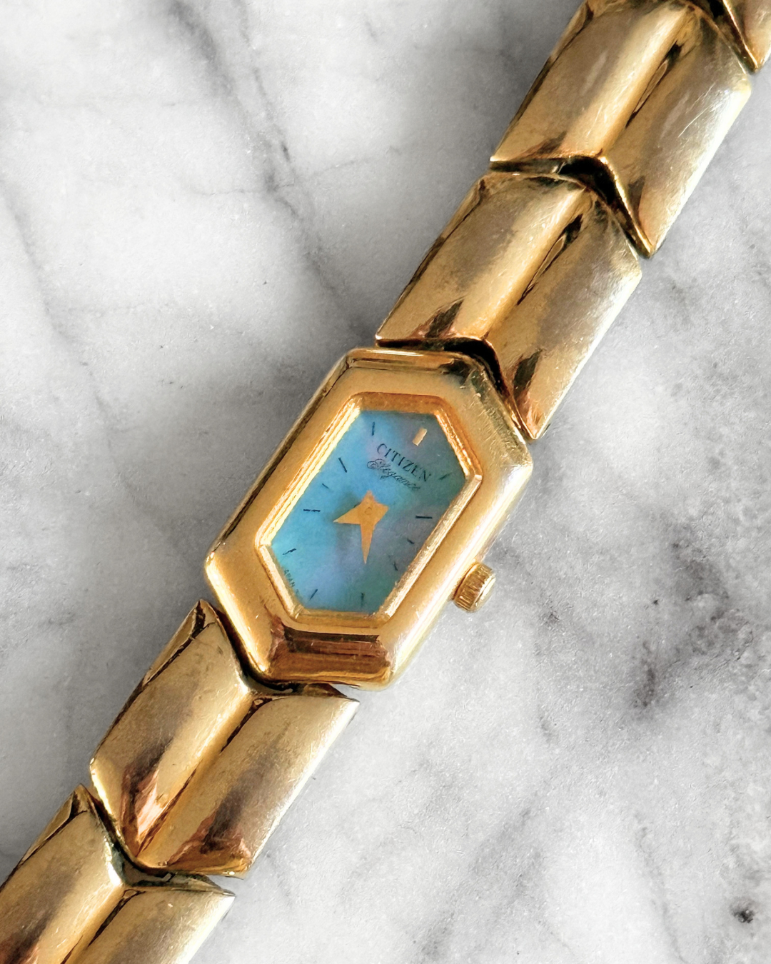 Iridescent Blue Abalone Watch
