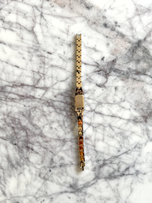 Vintage Mixed Metal Linear Seiko Watch