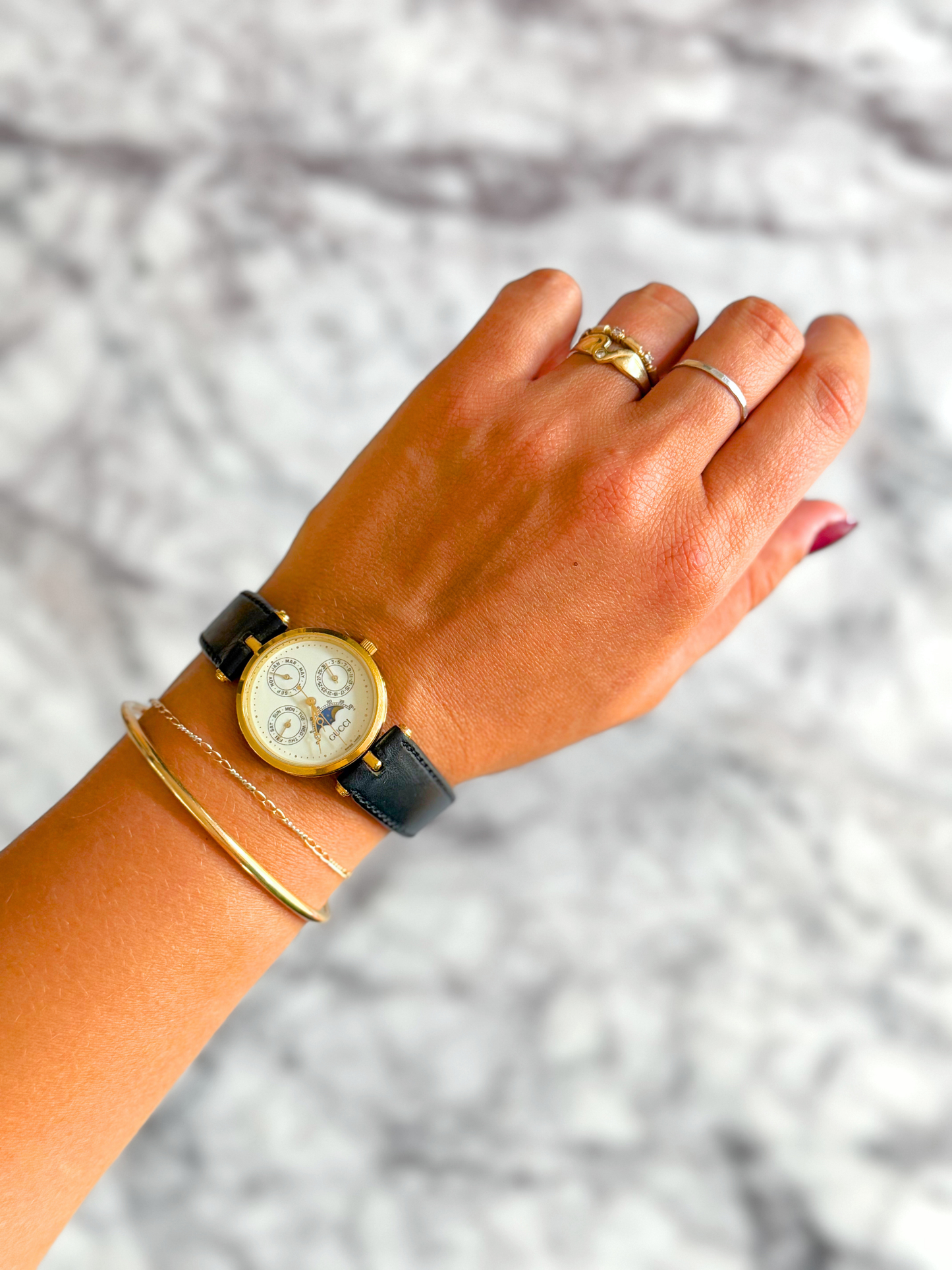 Vintage Gucci Moonphase Unisex Watch