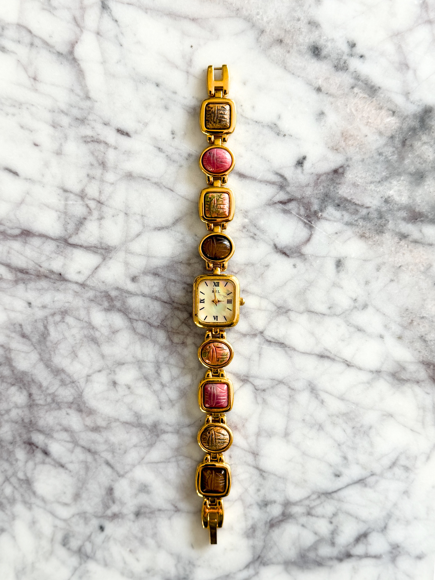 Vintage KJL Gemstone Watch