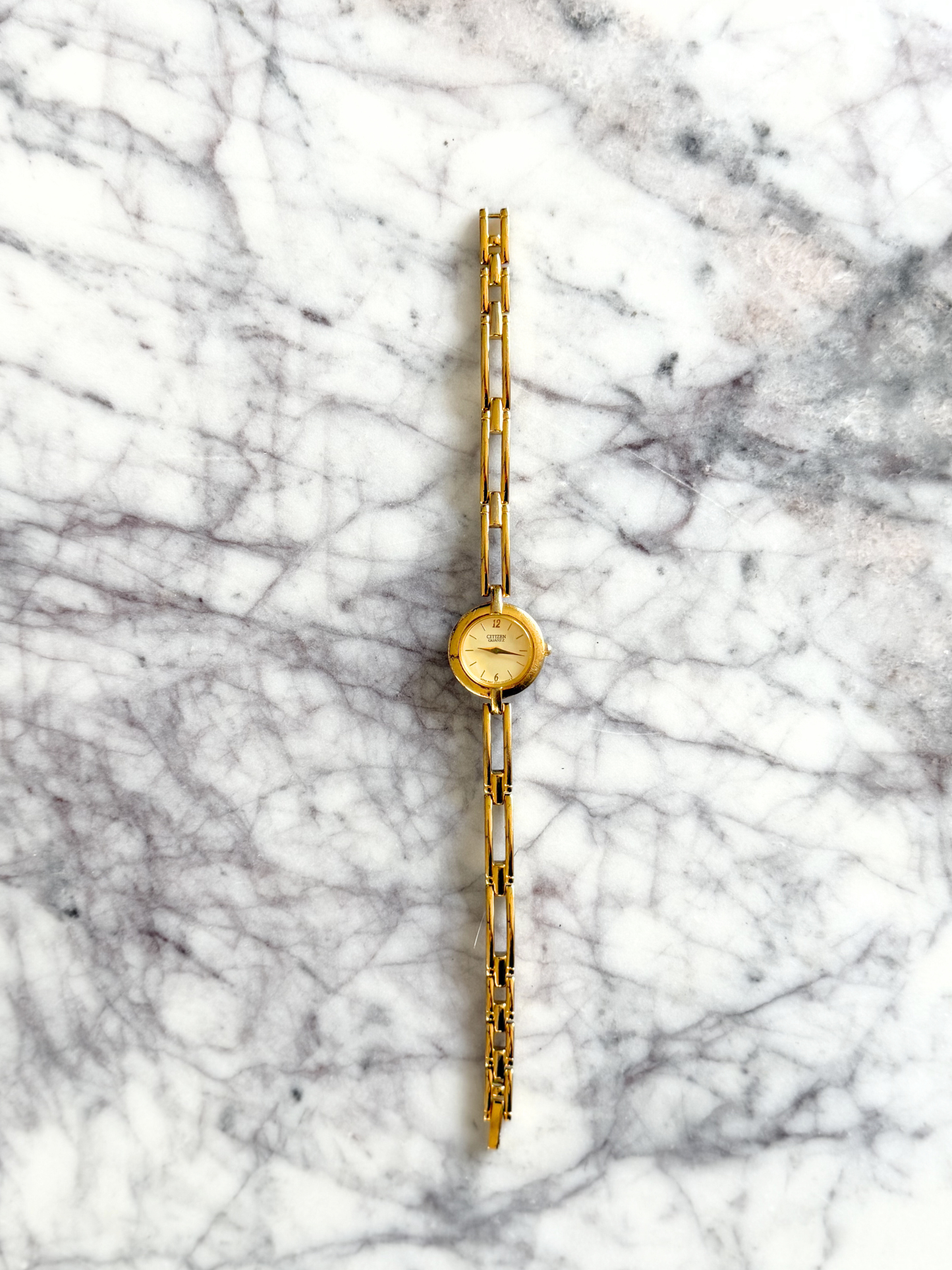 Vintage Gold Linear Ladder Watch