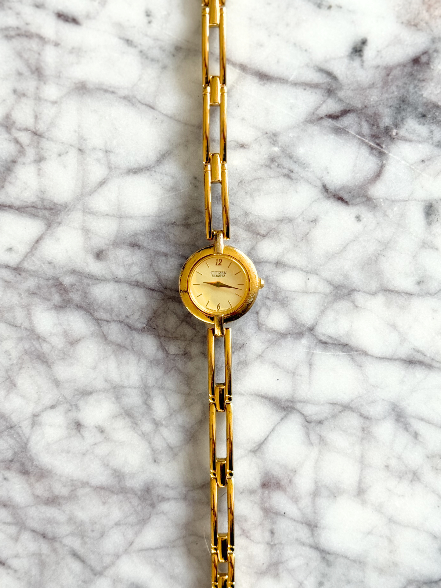 Vintage Gold Linear Ladder Watch