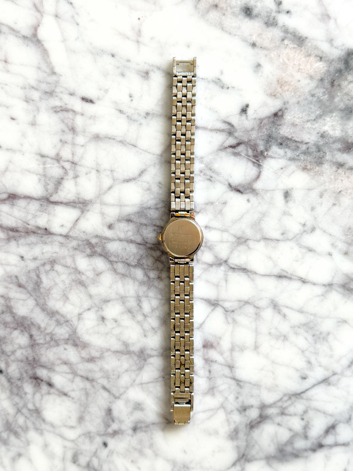 Vintage Mixed Metal Mesh Seiko Watch