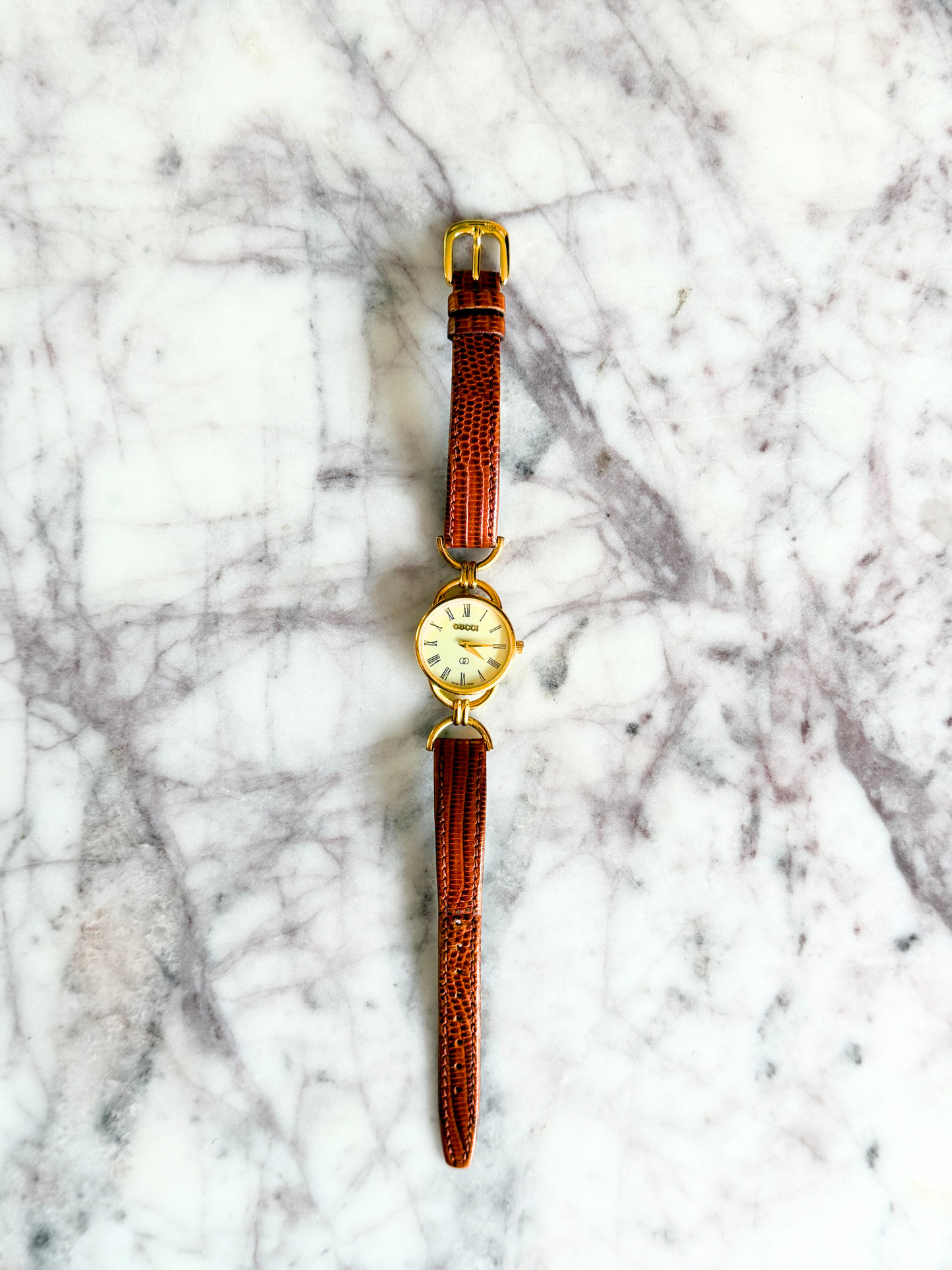 Vintage Gucci 6000L Roman Numeral