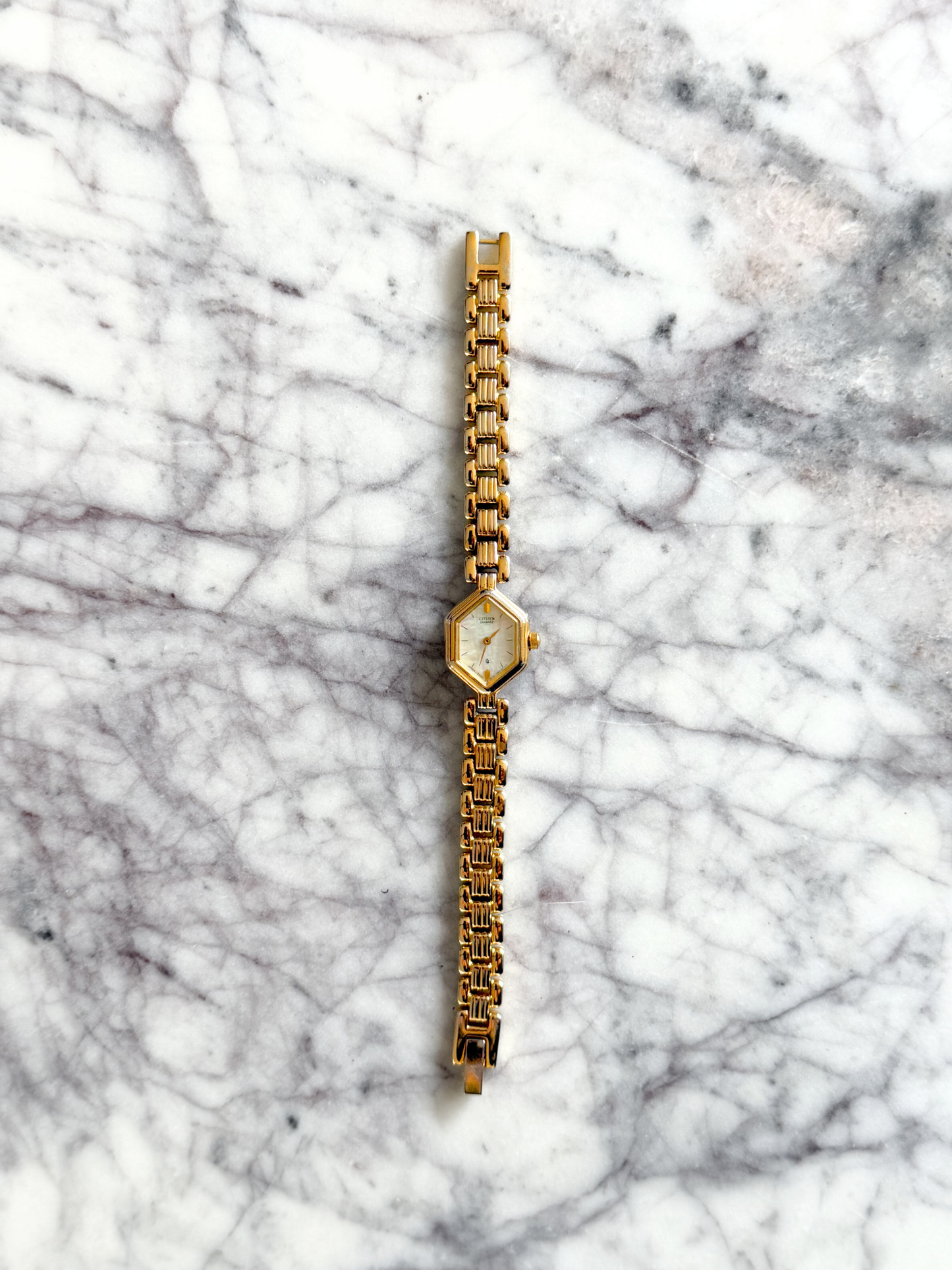 Vintage Citizen Gold Geo Dial