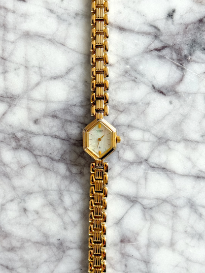 Vintage Citizen Gold Geo Dial