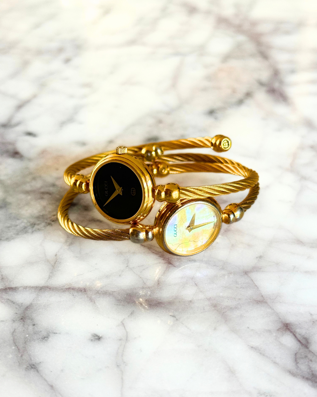 Authentic Gucci Wrap Watch with Black Dial