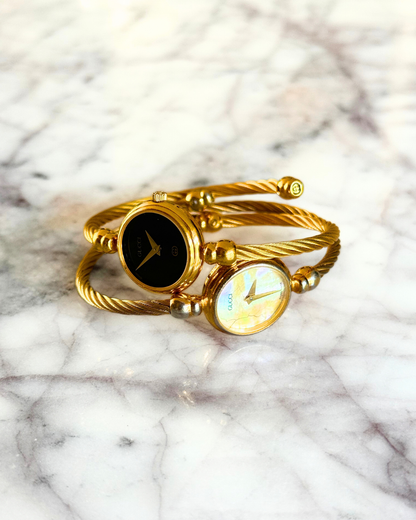 Authentic Gucci Wrap Watch with Black Dial