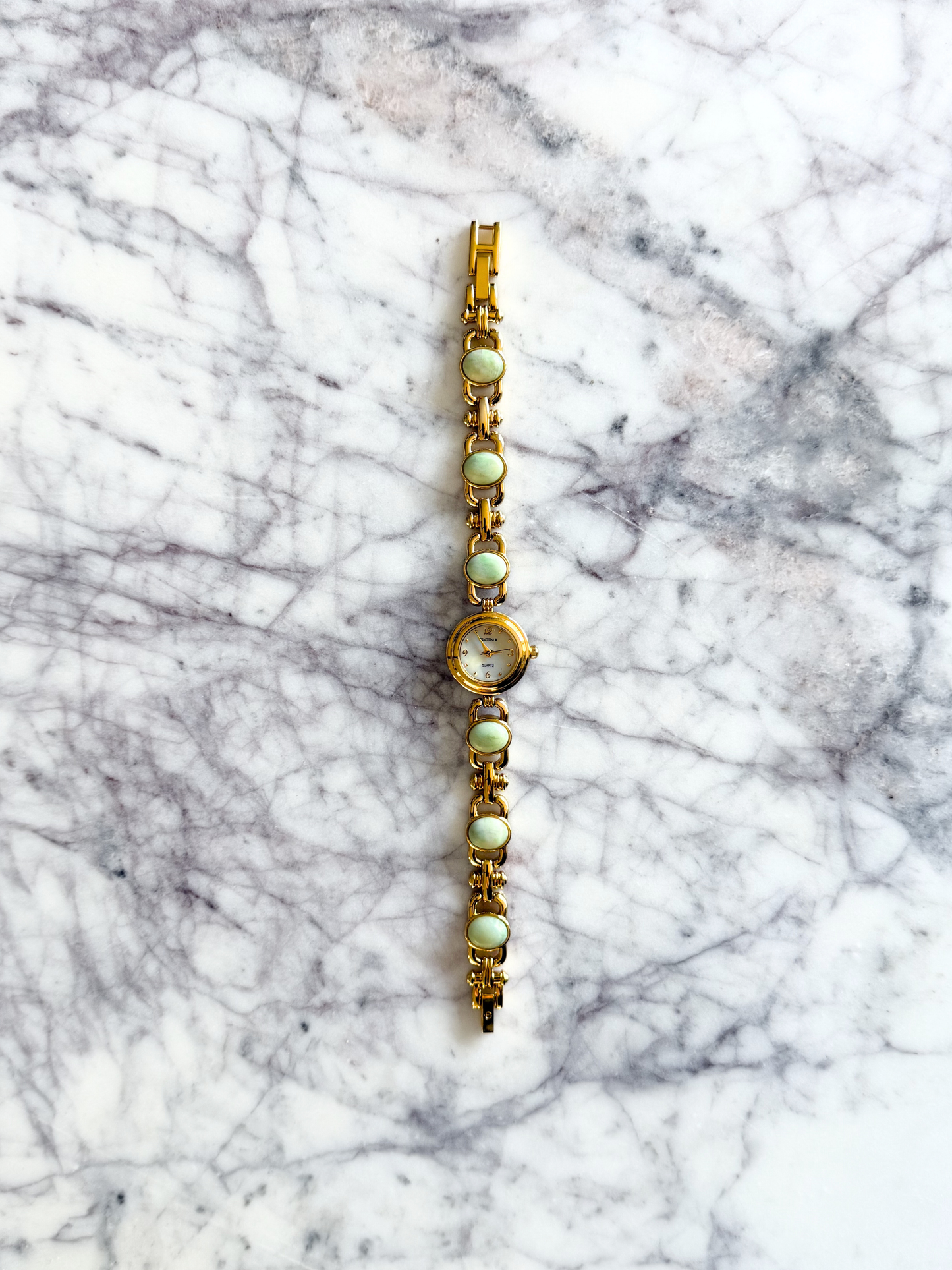 Vintage Jade Gemstone Watch