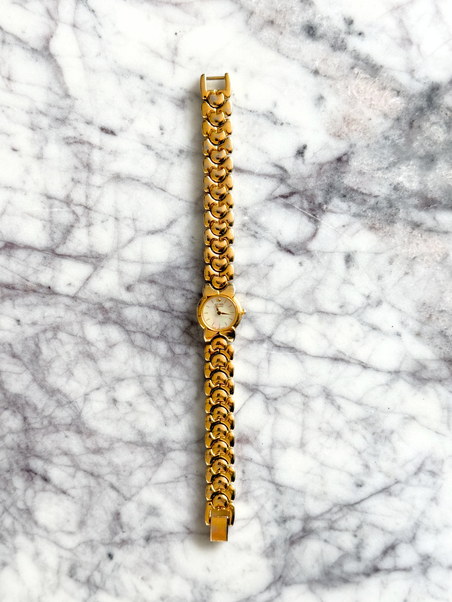 Vintage Gold Citizen Bracelet Watch