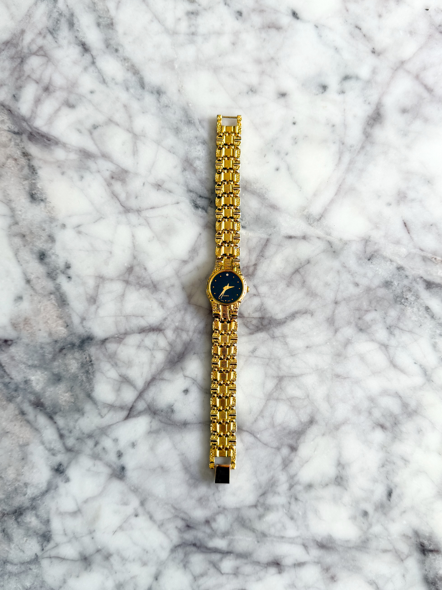 1970's Textured Gold Watch