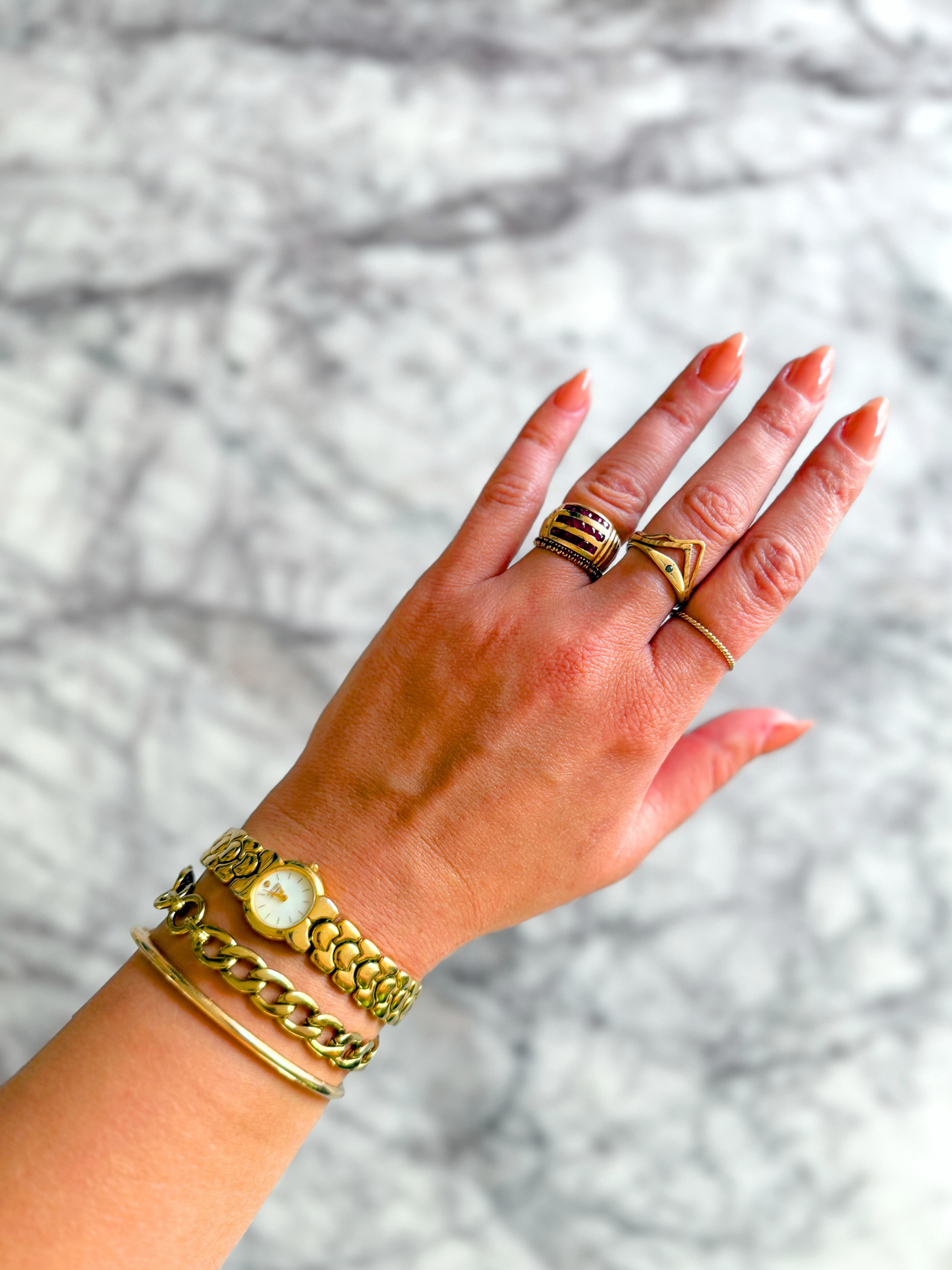 Vintage Gold Citizen Bracelet Watch