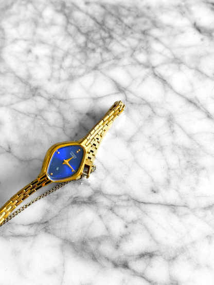 Vintage Citizen Dainty Blue Dial Watch
