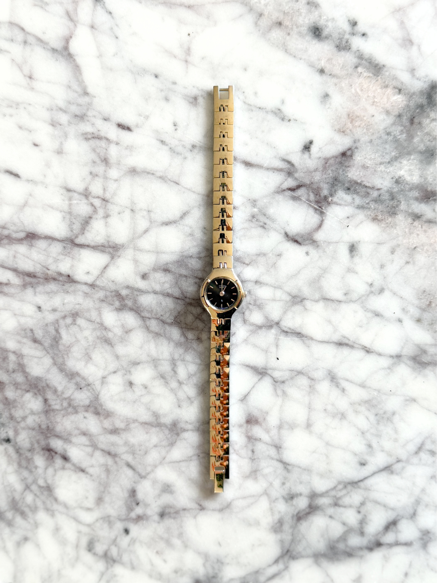 Vintage Dainty Silver Citizen Layering Watch
