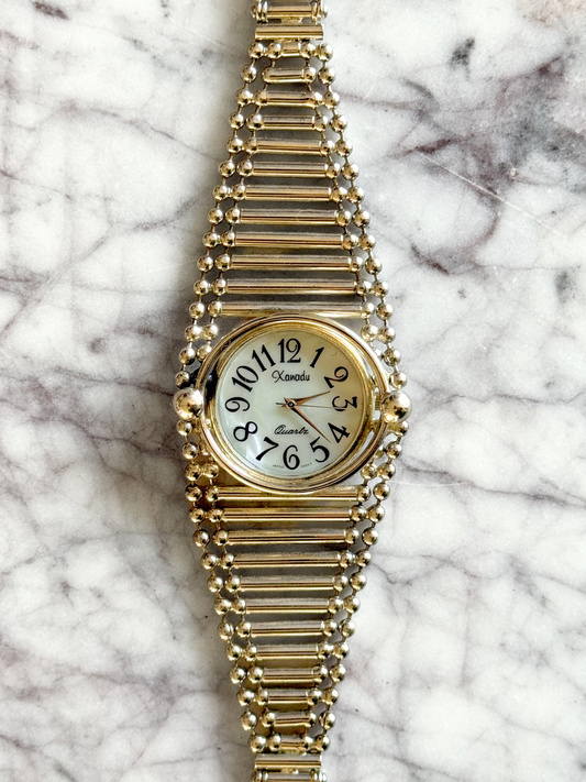 Vintage Silver Bar Watch