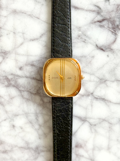 Vintage Rare Christian Dior Unisex Striped Watch