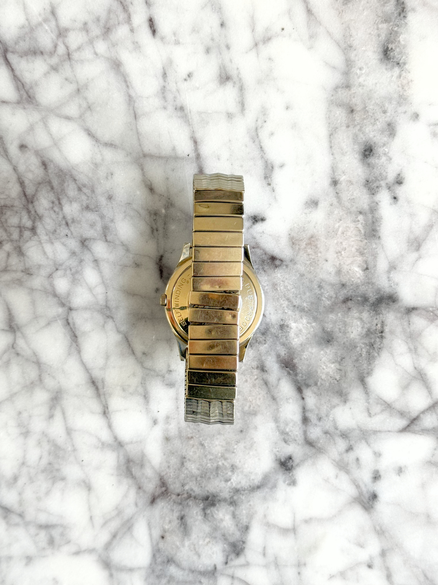 Vintage Midcentury Silver Stretch Benrus Watch