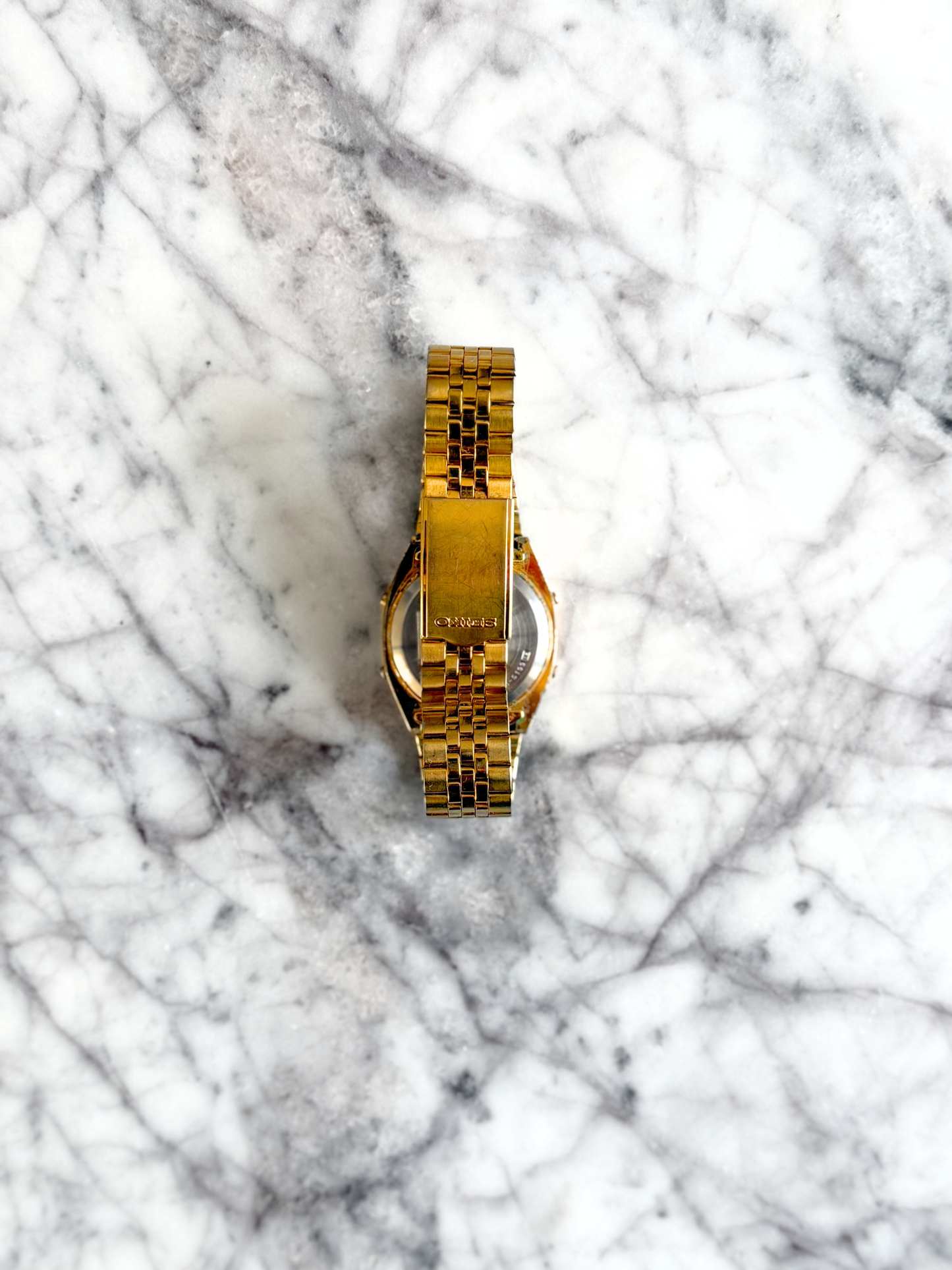 Vintage 1970's Gold Digital Seiko Watch