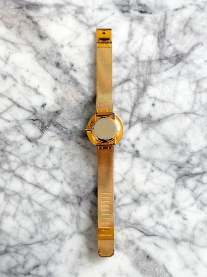 Vintage Natural Malachite Dial Watch