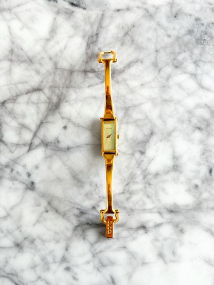 Vintage Gucci Reversible Horsebit Pearlescent Watch