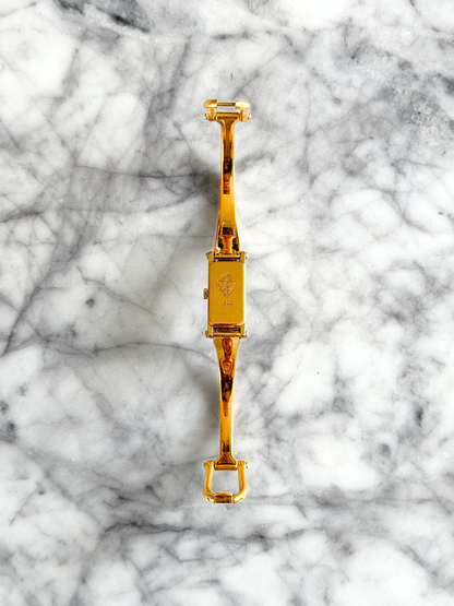 Vintage Gucci Reversible Horsebit Pearlescent Watch