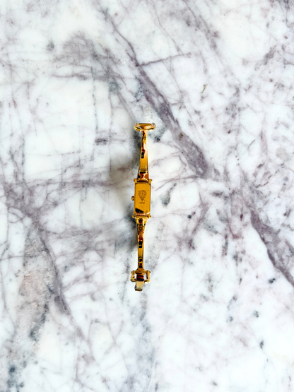 Vintage Gold Gucci Reversible Horsebit Watch