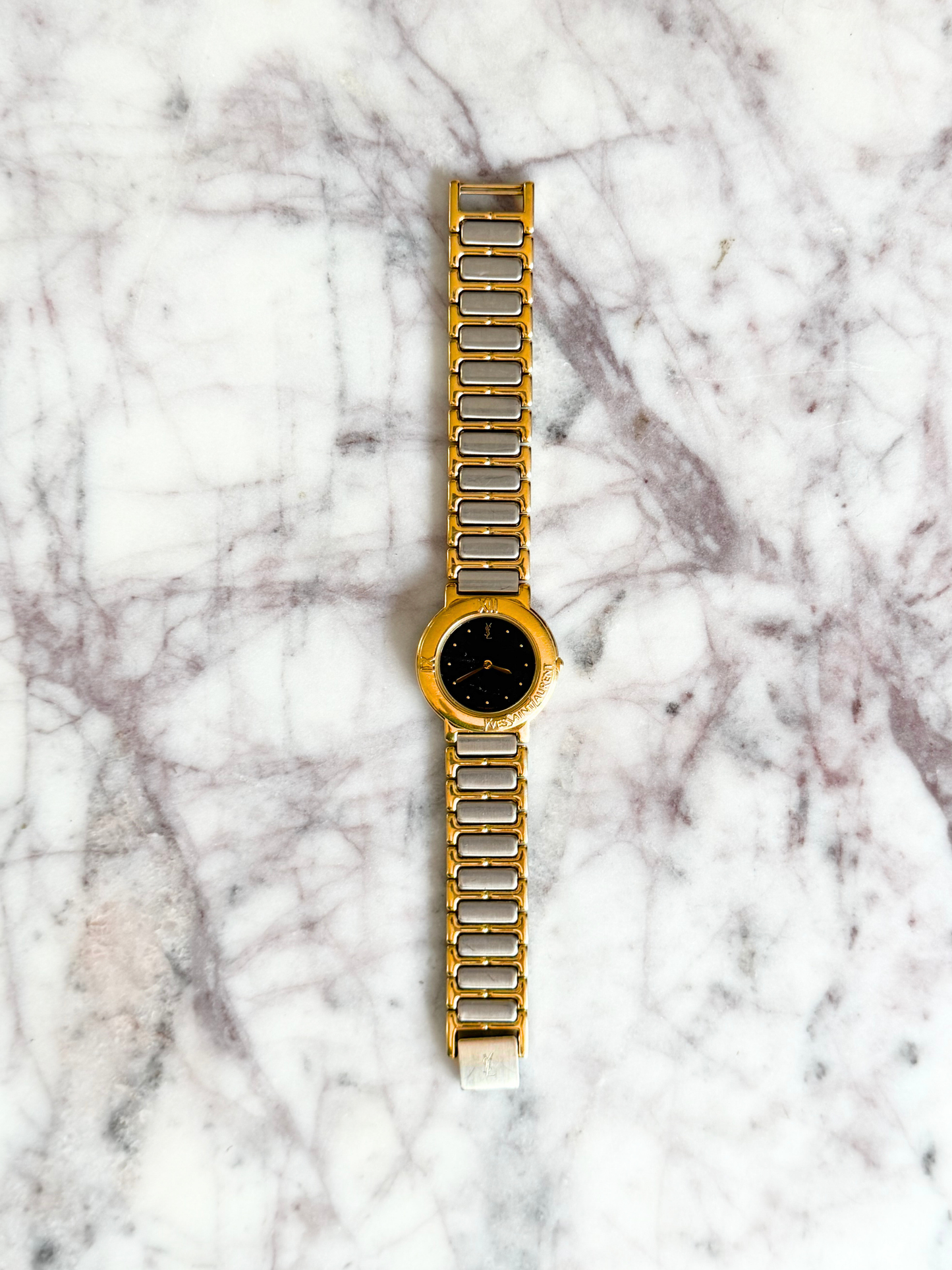 Vintage Mixed Metal YSL Unisex Watch