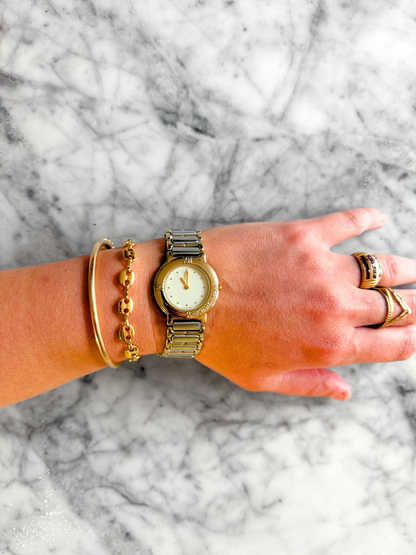 18k Gold Plated Mariner Style Stacking Bracelet