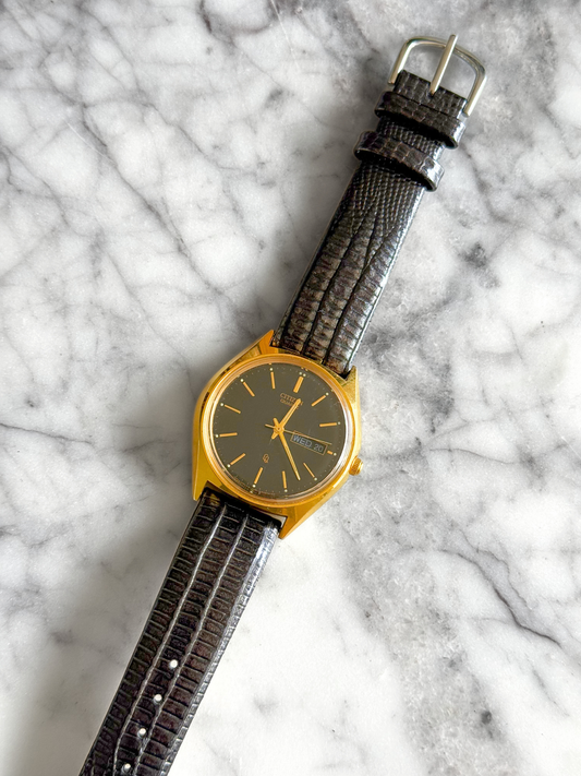 Vintage Citizen Gold Mens Watch