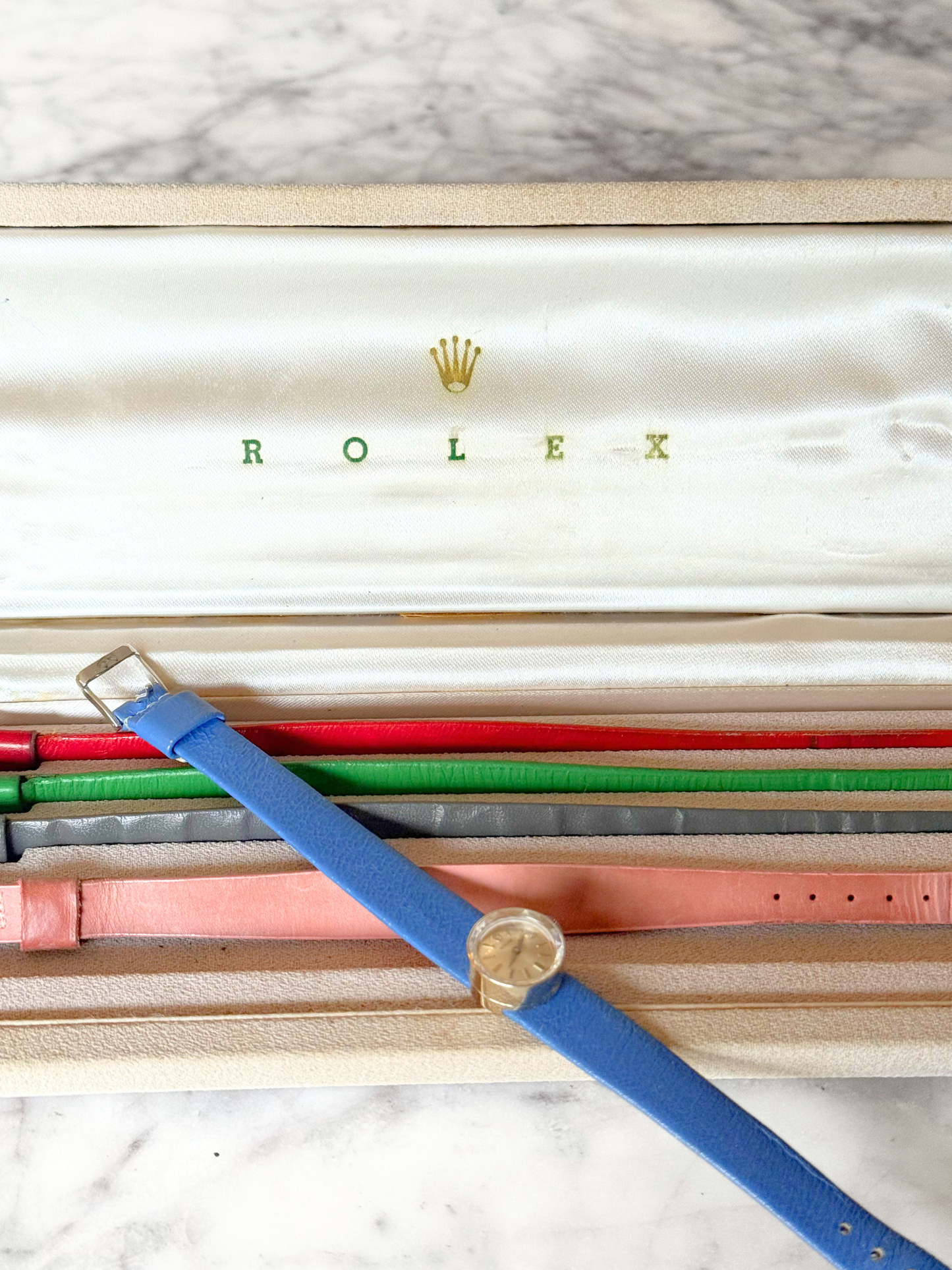 Rolex Orchid 18K White Gold Chameleon Full Set