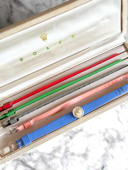 Rolex Orchid 18K White Gold Chameleon Full Set